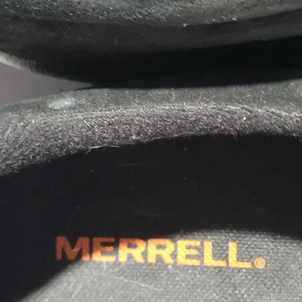 Merrell Men's Black Suede Leather Dual Density Hiking Casual Shoes